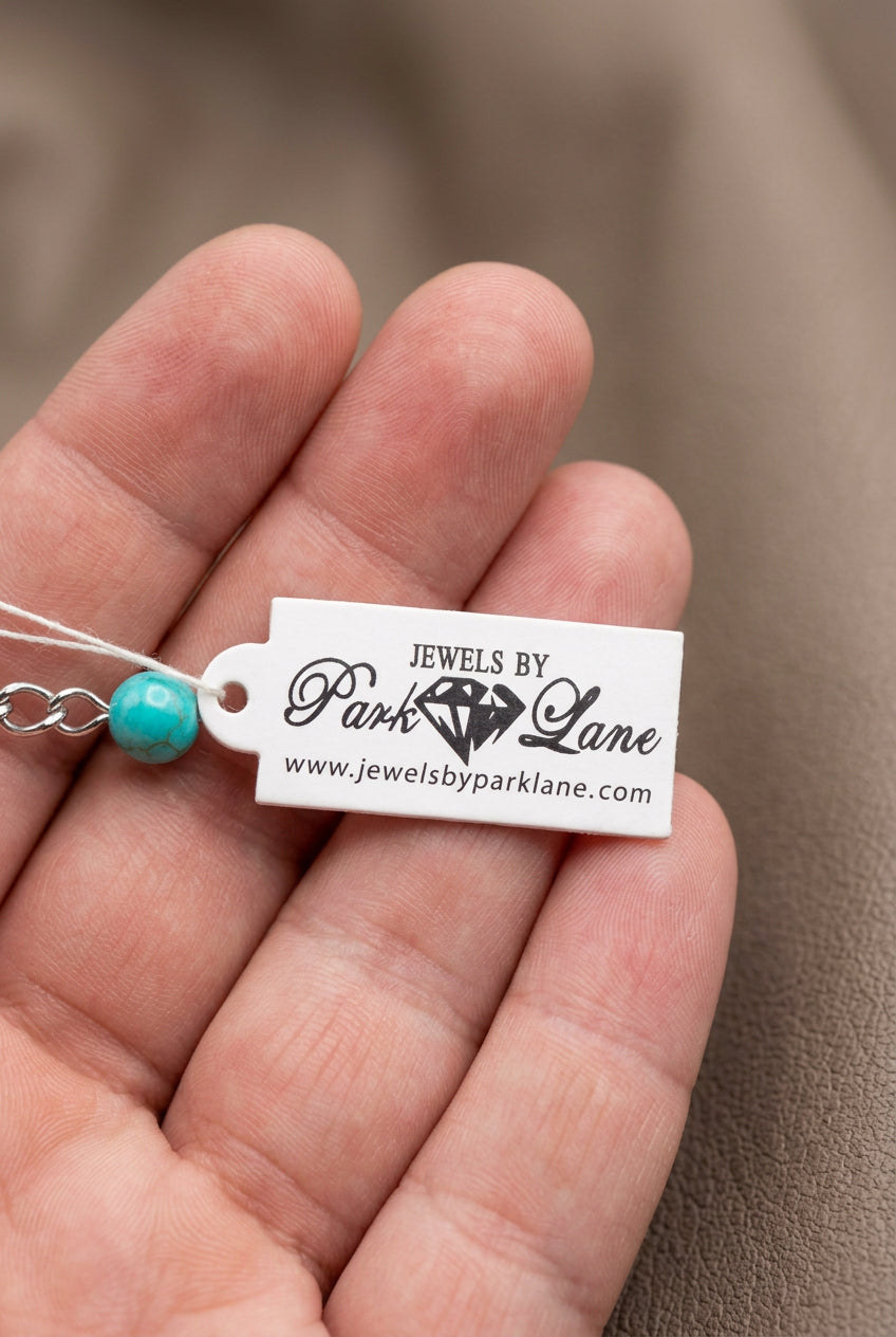 Park Lane Turquoise & Pearl Statement Necklace