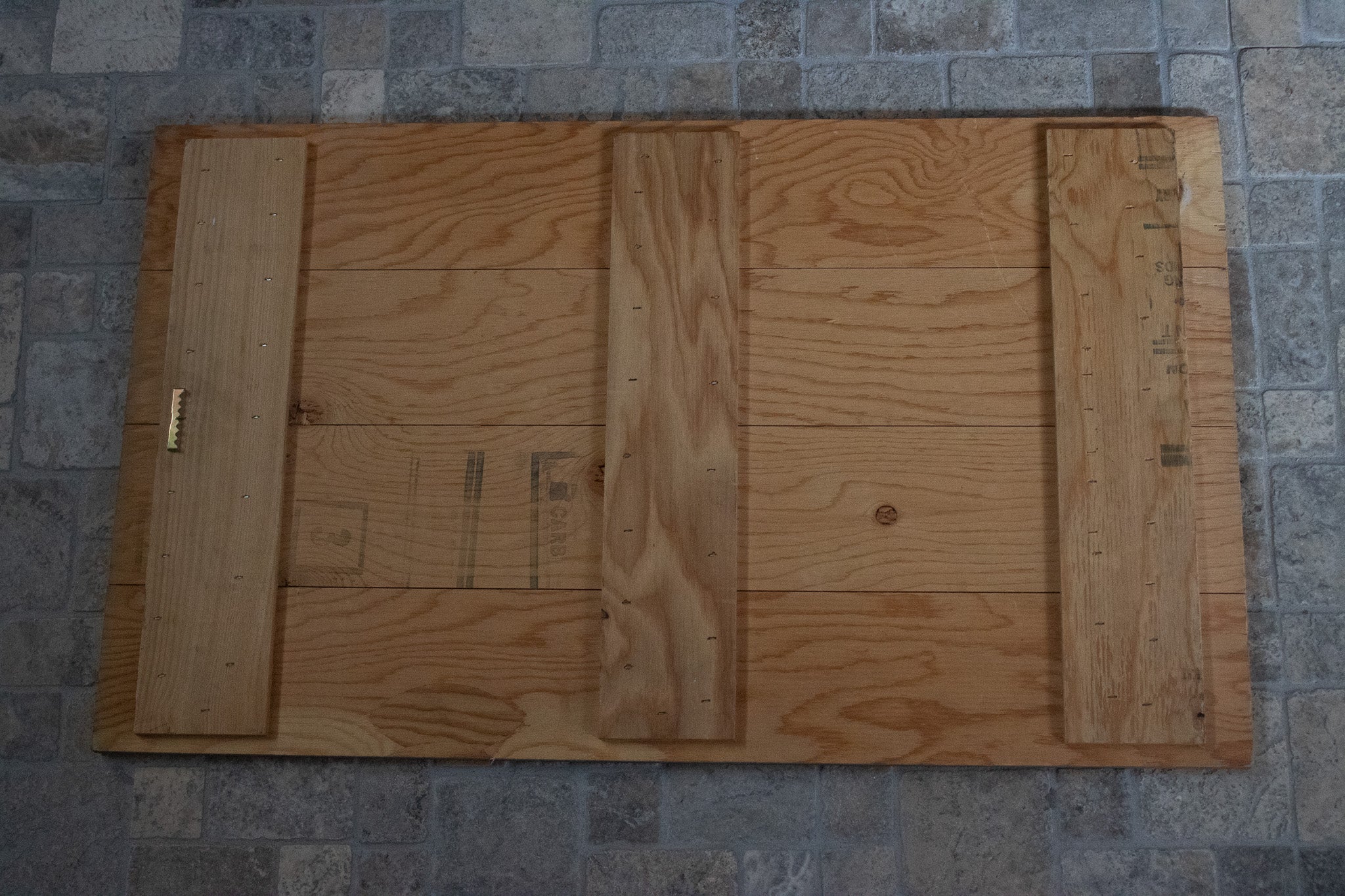 Wood Plank Print "Ski Big Bear Lake"