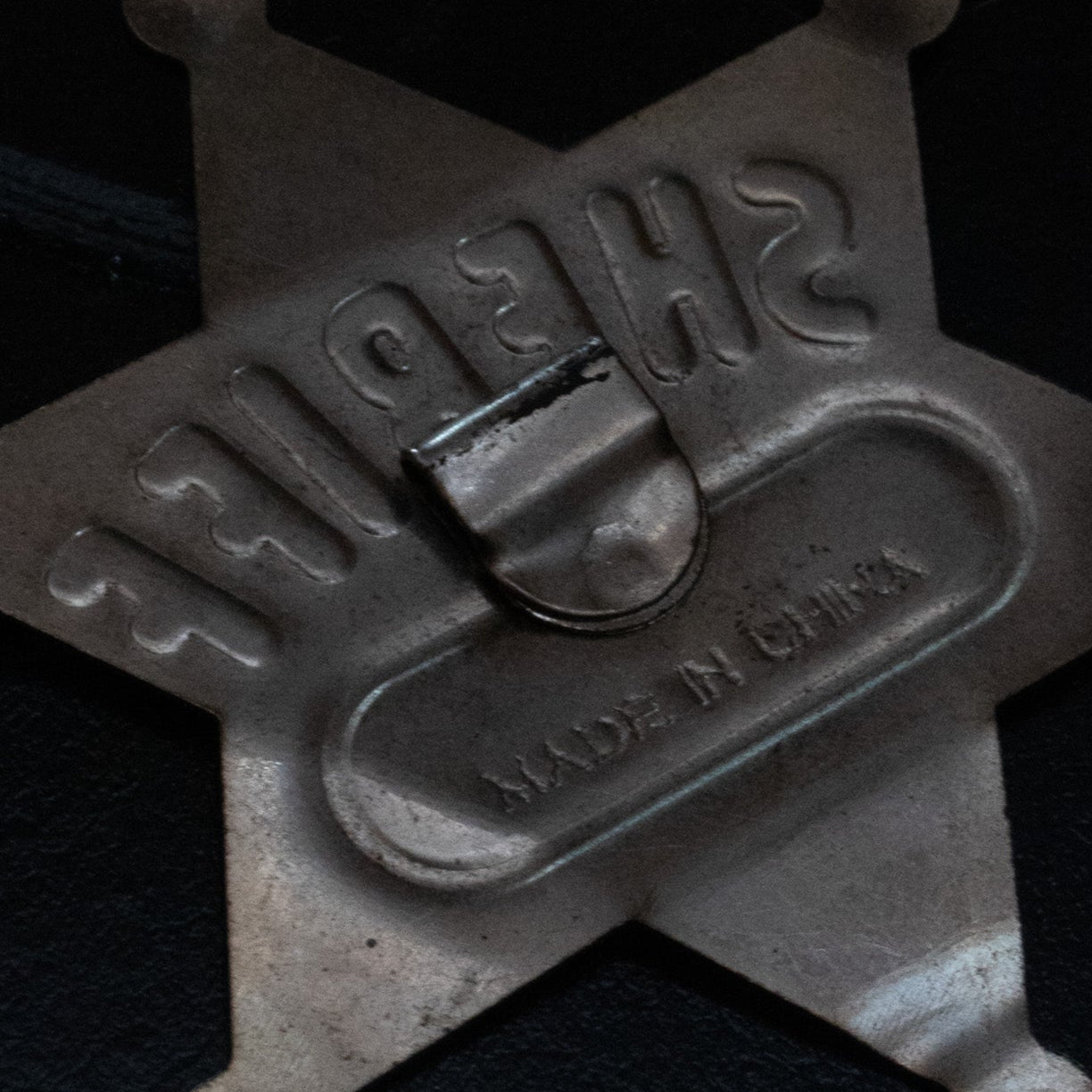 Retro Metal Sheriff Badge