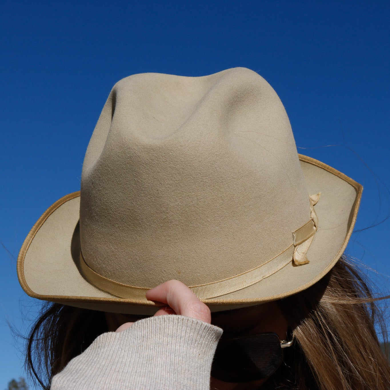 Vintage 1940s John B. Stetson Company Hat Royal DeLuxe Stetson Mathew and Miller Size 7