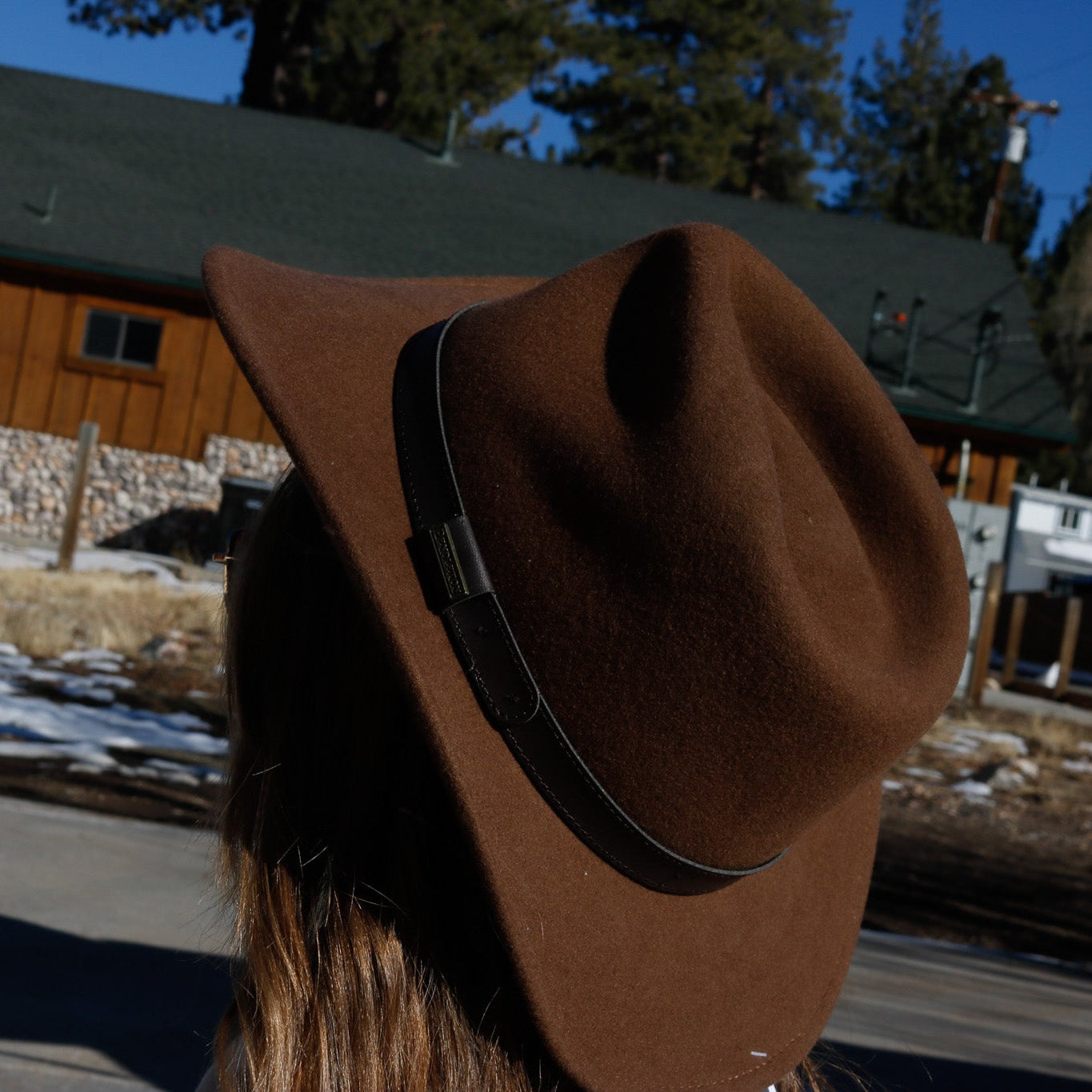 Pendleton Brown Wool Outback Cowboy Hat