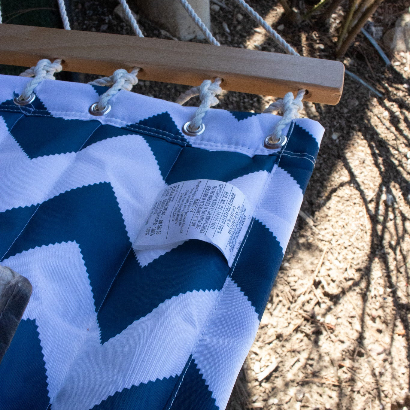 Lazy Daze Double Quilted Hammock with Spreader Bars and Detachable Pillow