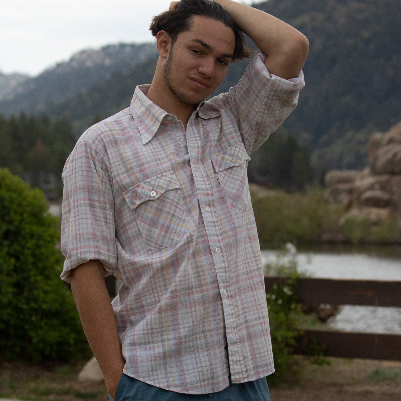 Levi's Long Sleeve Flannel – Size Large.