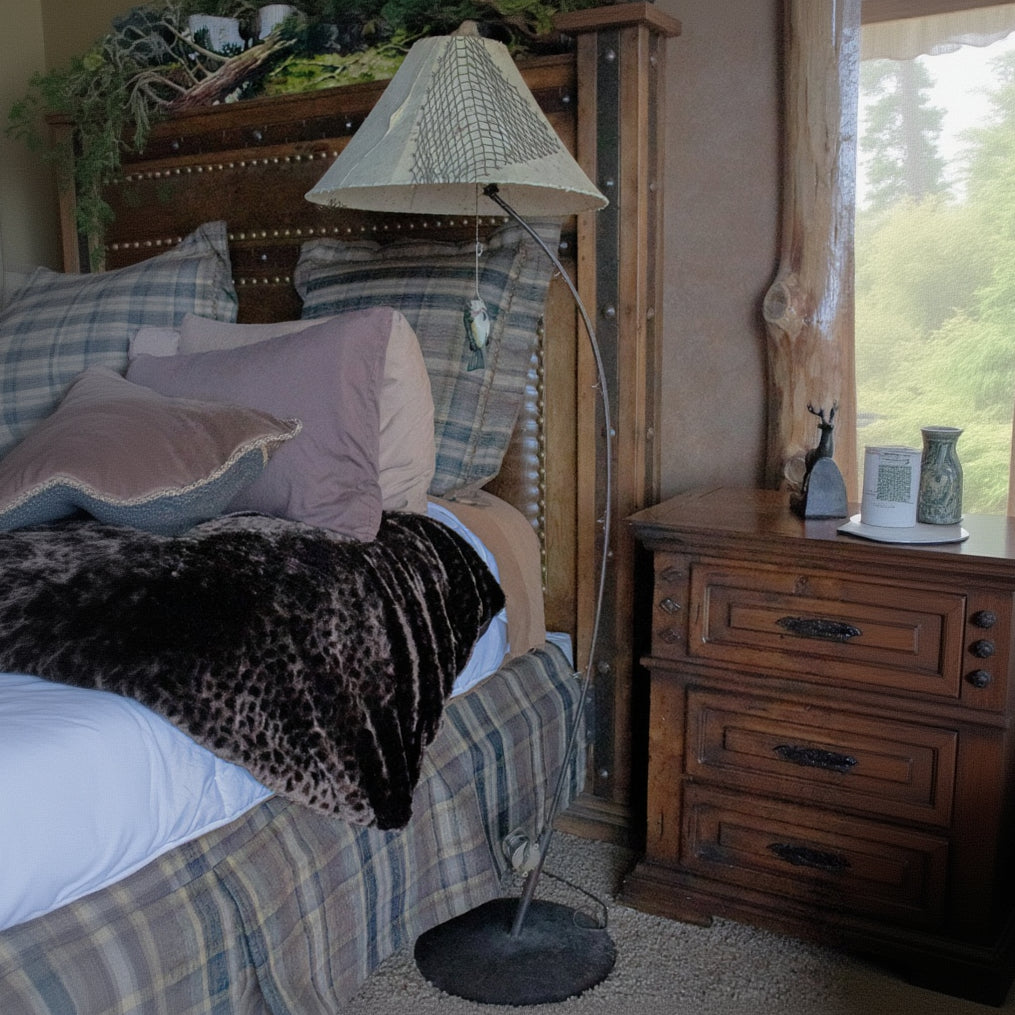 Decorative Fish Pole Floor Lamp