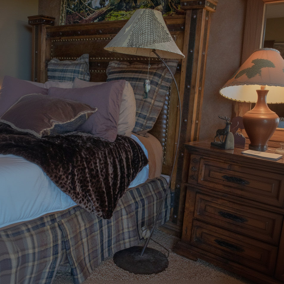Decorative Fish Pole Floor Lamp