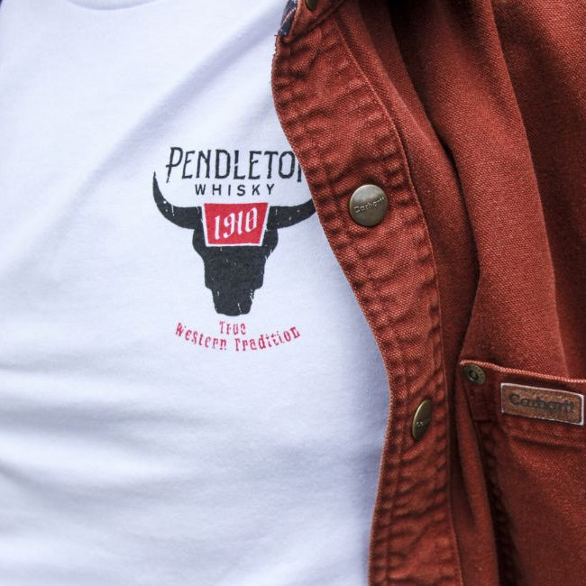 Pendleton Cowboy Canadian Whiskey 1910 MED T-shirt