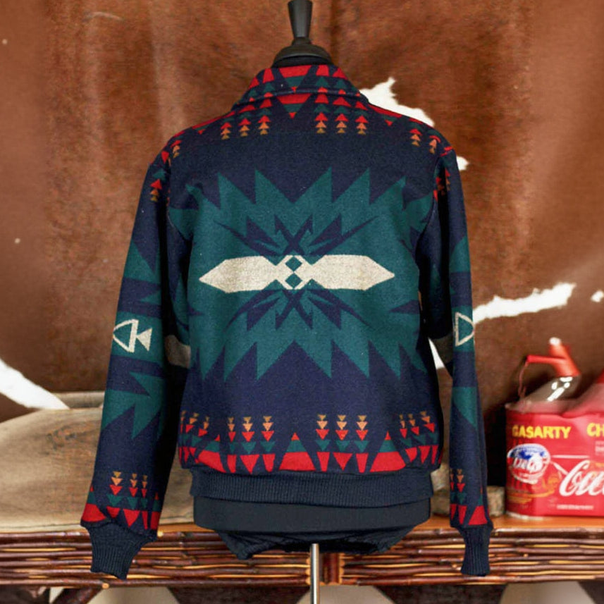 Vintage 80s & 90s Pendleton Southwestern Jacket Distressed Size: Large