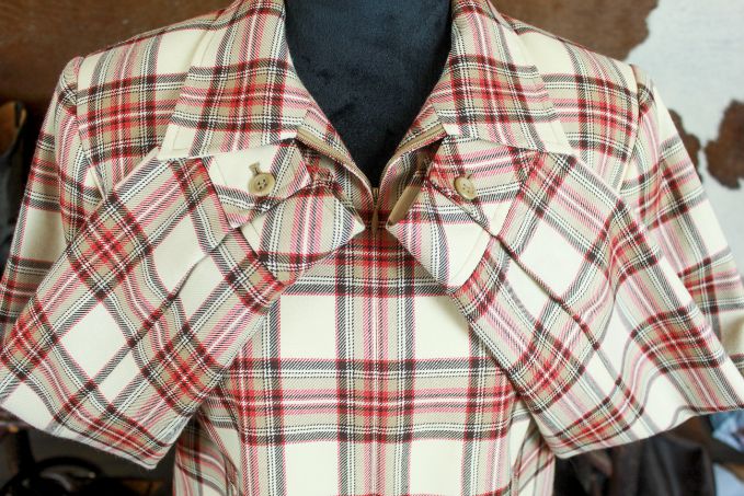 Vintage Pendleton Wool Suit Set Plaid Jacket Size 10 Petite Skirt Size 6 Petite Academia