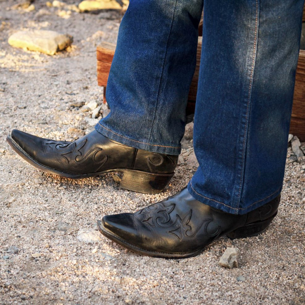 Men’s John B. Stetson Cowboy Boots Size 10 1/2 D