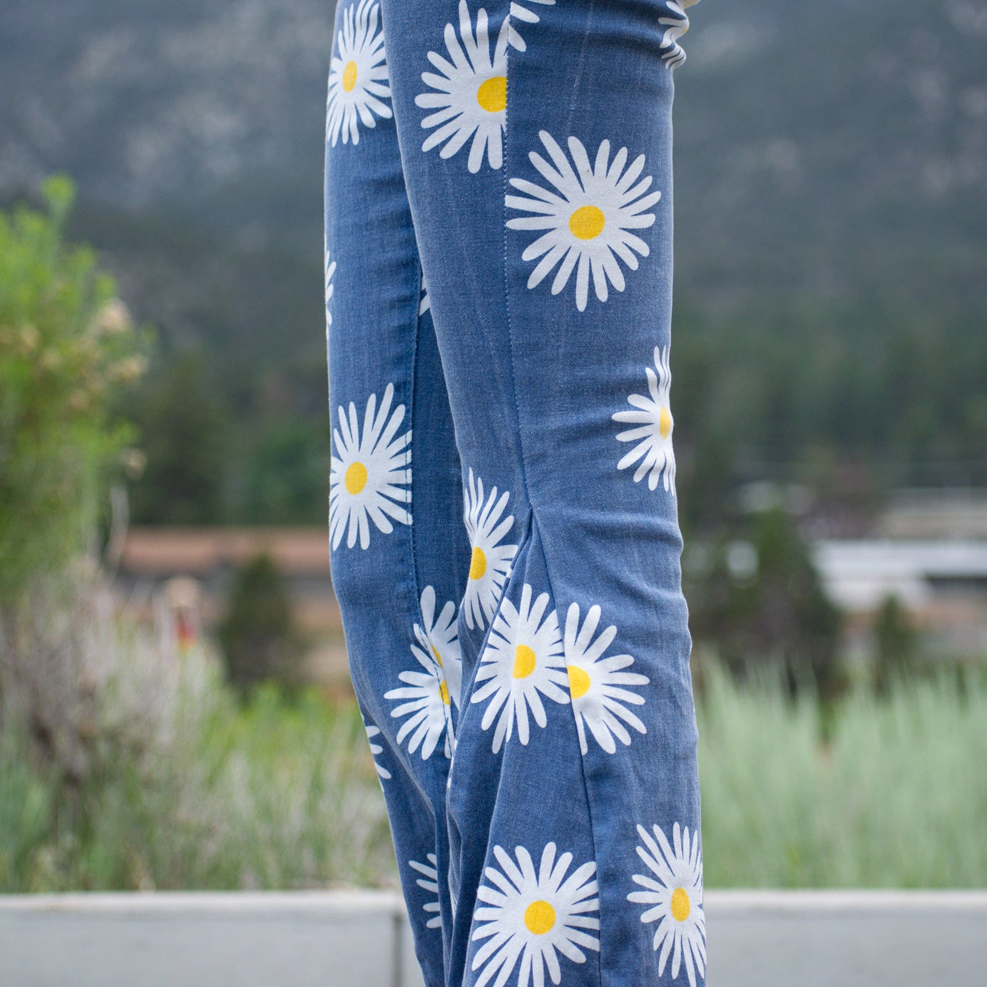 Altar'd State Daisy Bell Bottom Jeans