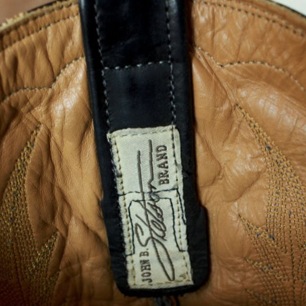 Men’s John B. Stetson Cowboy Boots Size 10 1/2 D