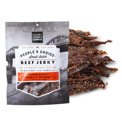 People's Choice Beef Jerky Garlic Ginger