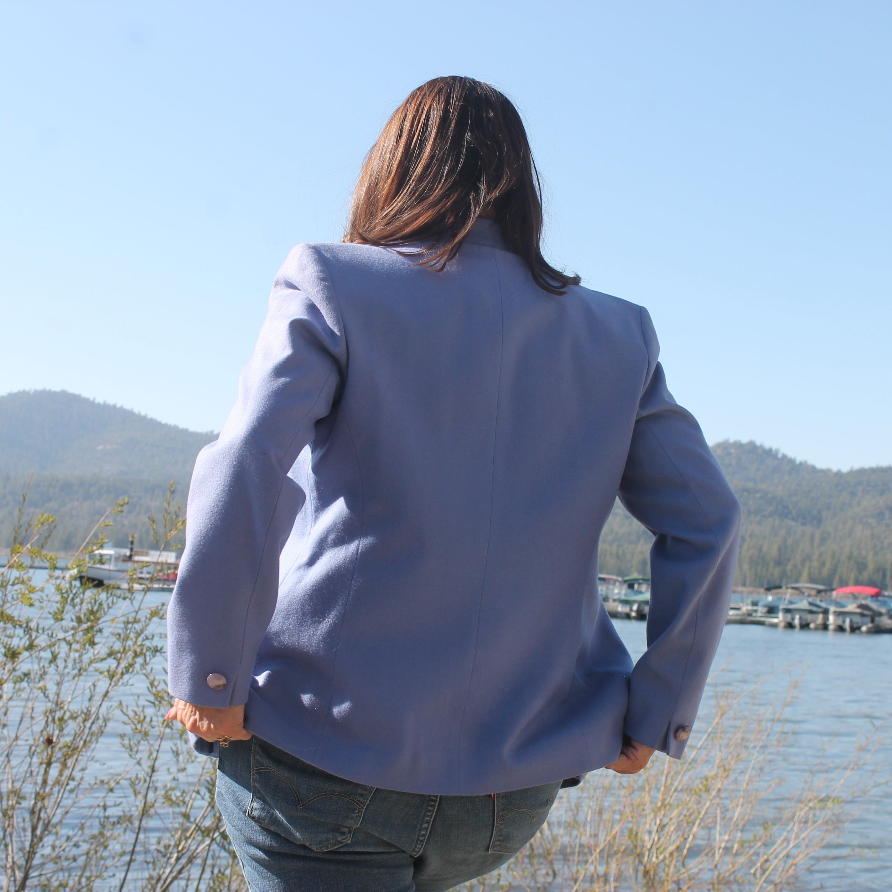 Vintage 80's Pendleton 100% Wool Blazer Women's Petite Size 6