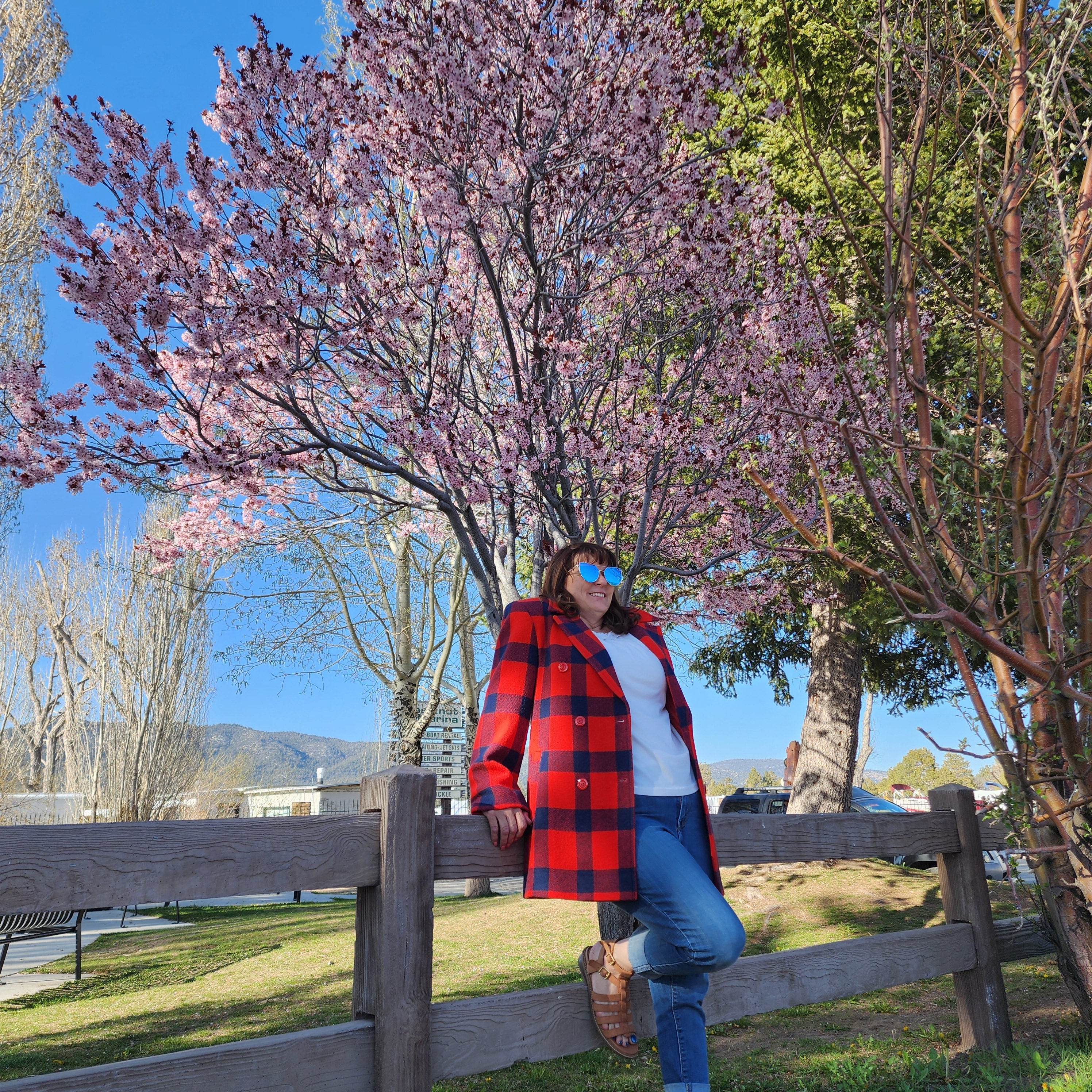 Pendleton Wool Pea Coat Women’s Size 8 Plaid Silk Lined Vintage Made In Usa