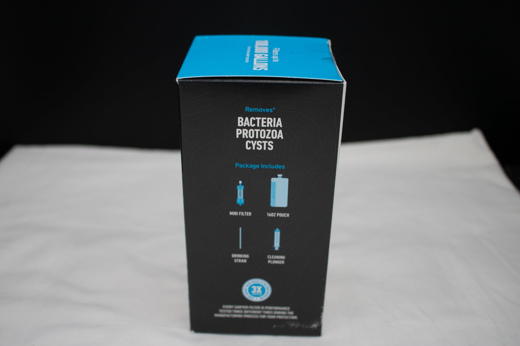 Sawyer MINI Water Filtration System Portable Emergency Survival Filter โ Filters Up to 100,000 Gallons