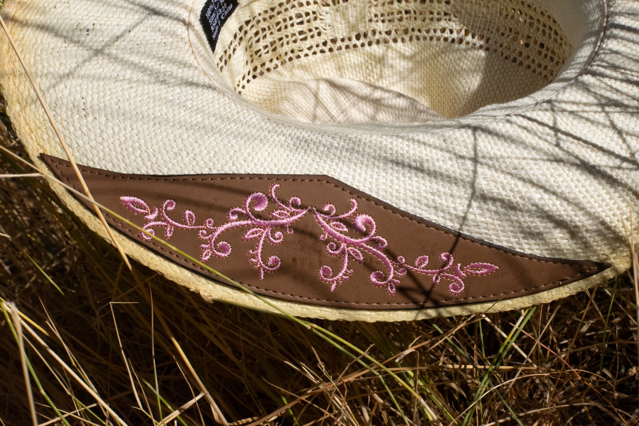 Classic Cowgirl hat Woven With 100% Recycled Paper