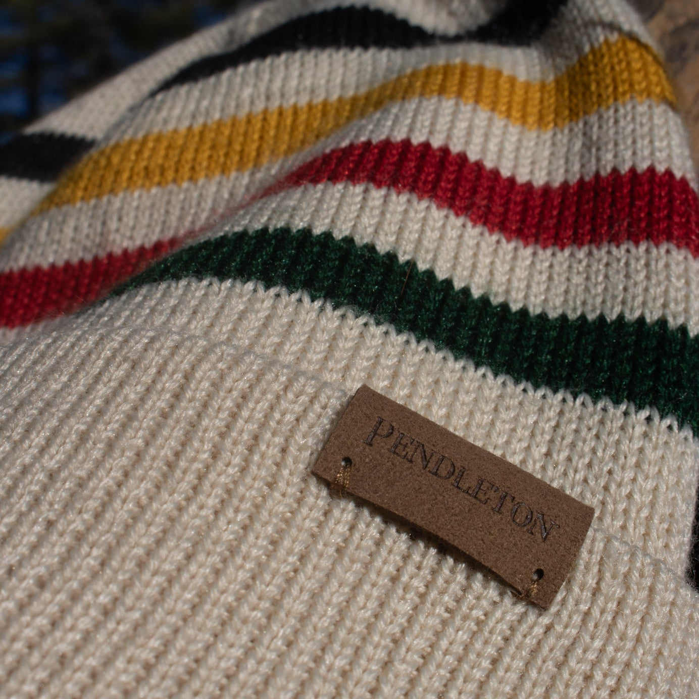 Pendleton Glacier Stripe Knitted Beanie
