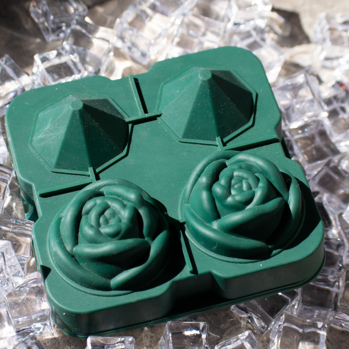 Rose and Dimond Ice Mold