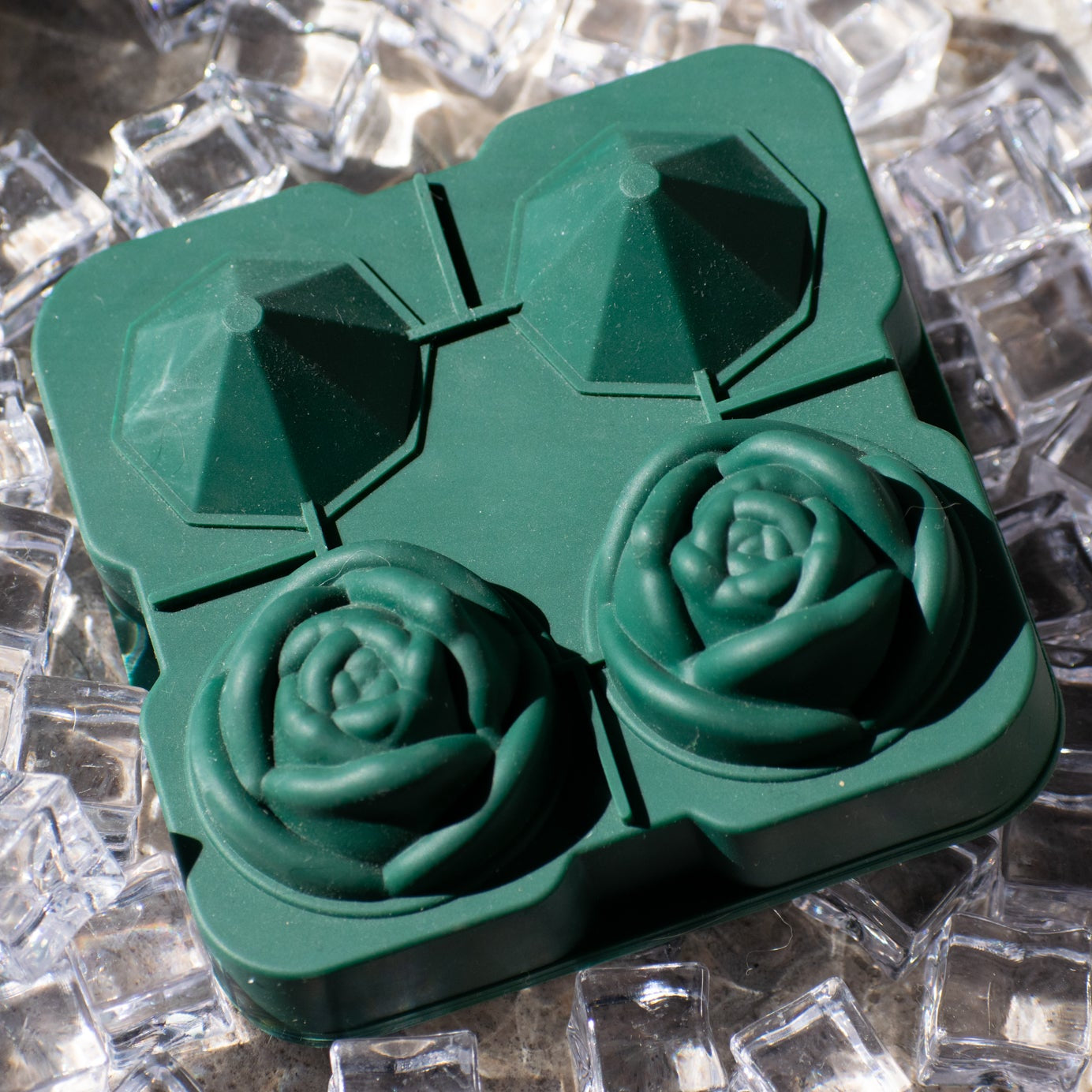Rose and Dimond Ice Mold