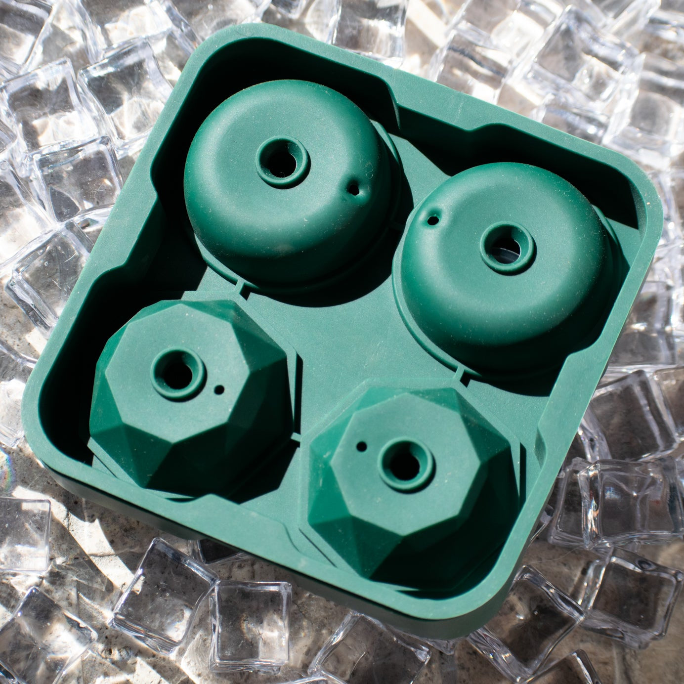 Rose and Dimond Ice Mold
