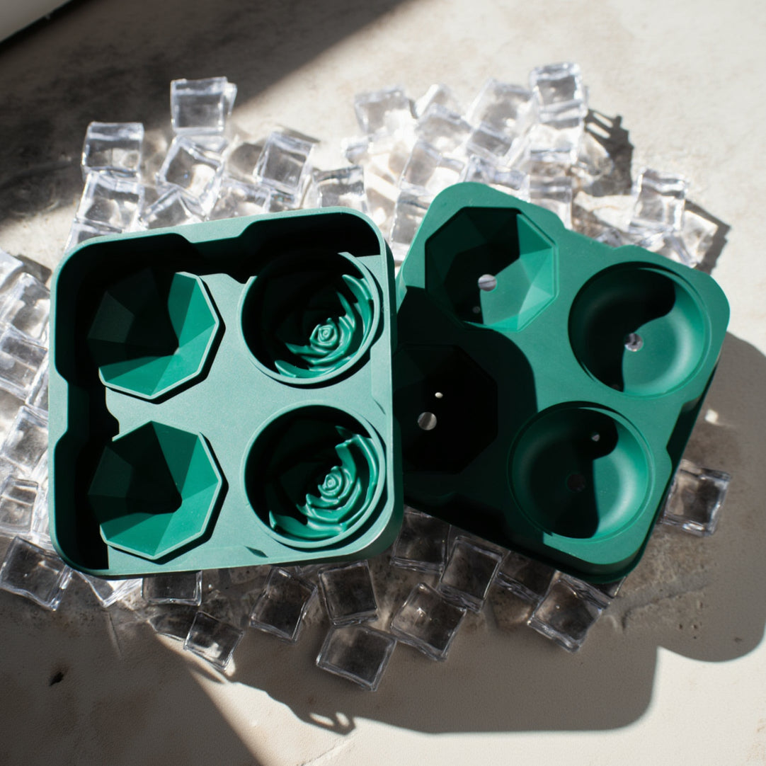 Rose and Dimond Ice Mold