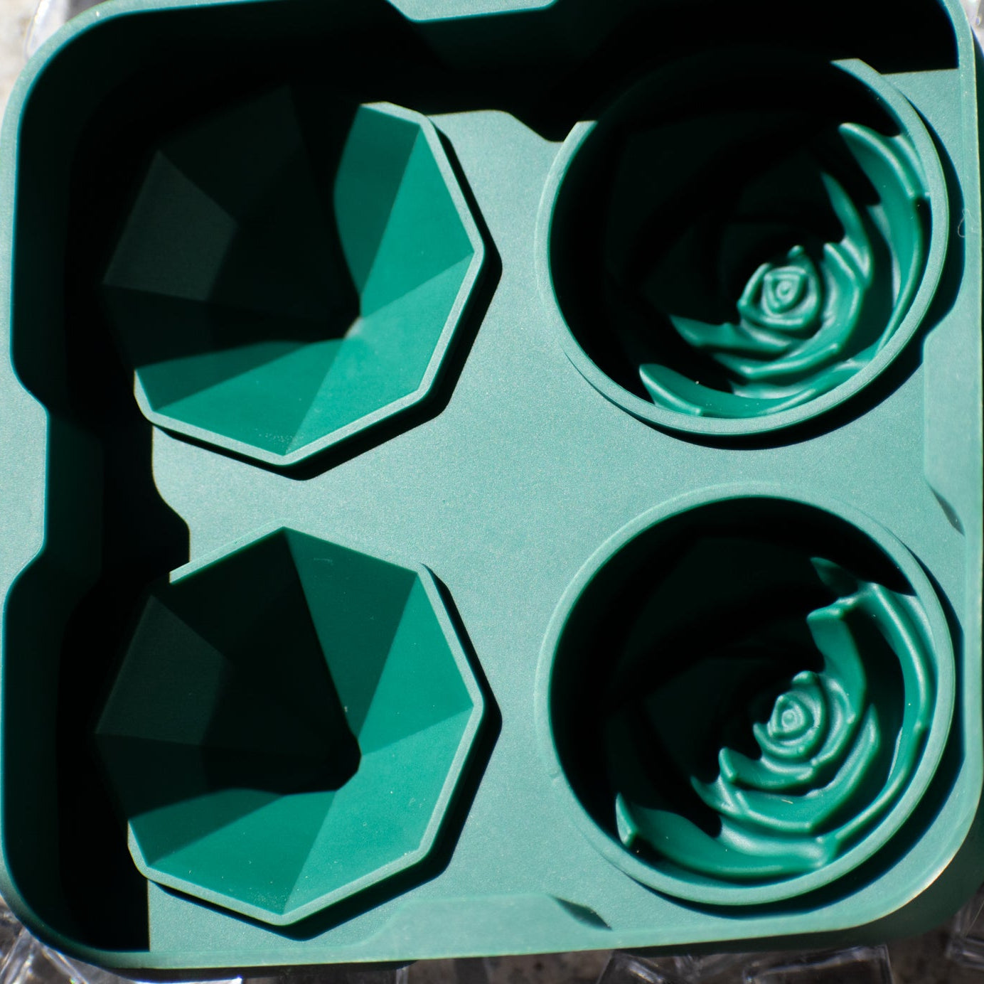 Rose and Dimond Ice Mold