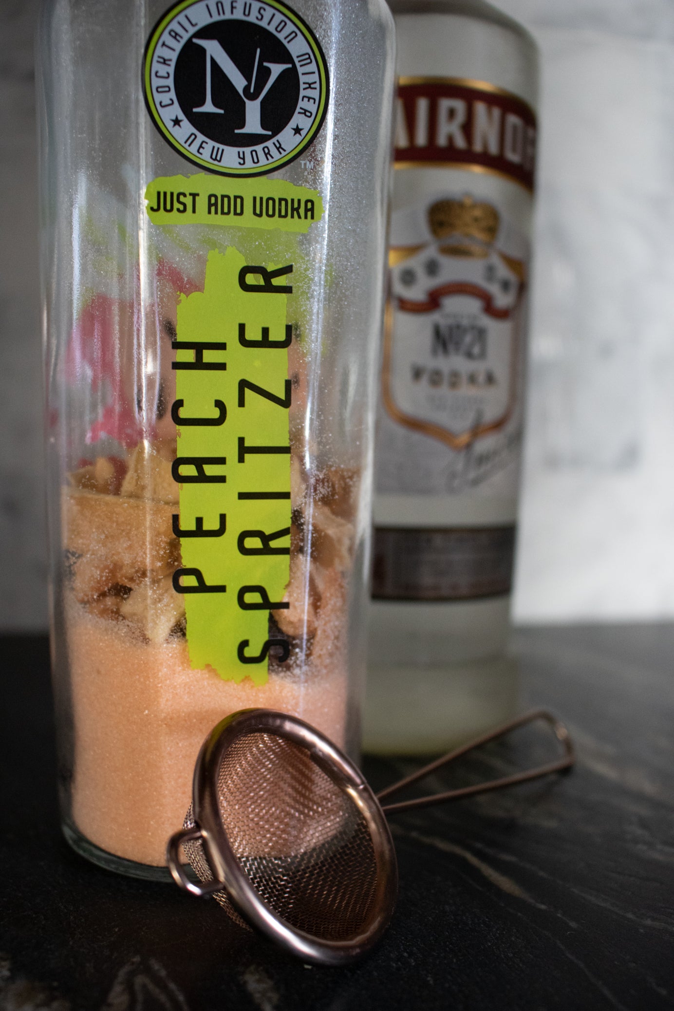 Cocktail Fusion Mixer New York in "Peach Spritzer" Flavor