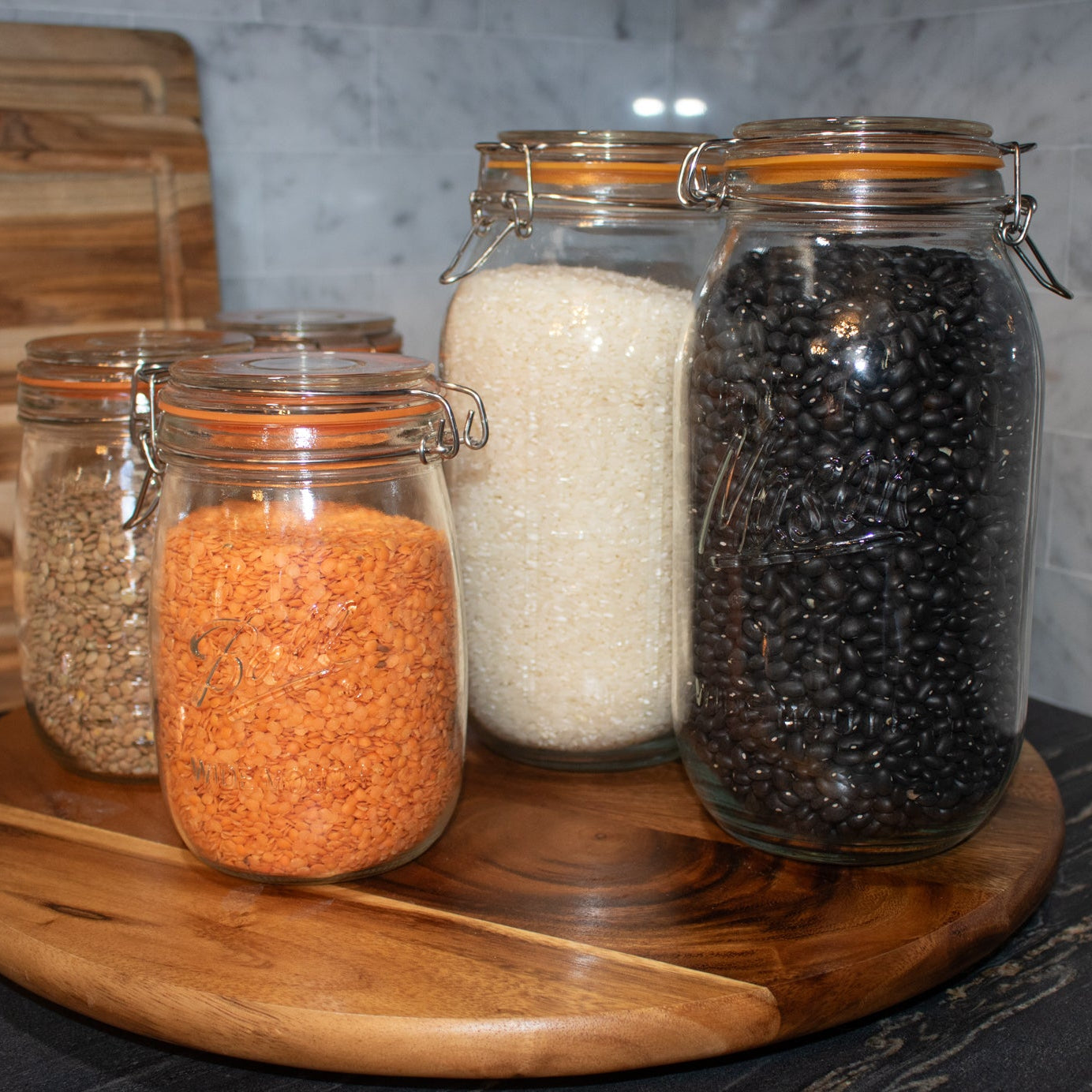 Wide Mouth Mason Jars