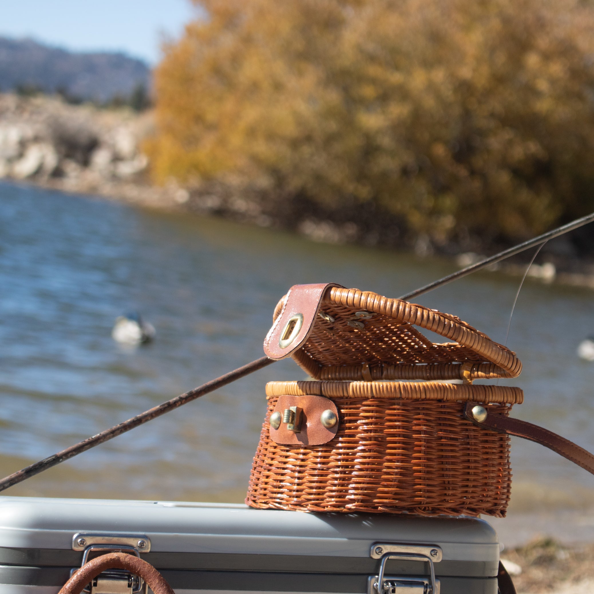 Small Fishing Creel Basket