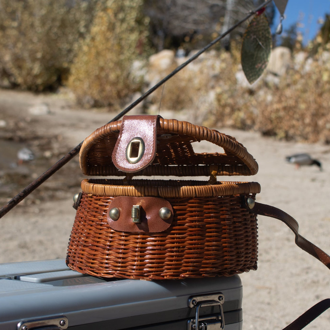 Small Fishing Creel Basket