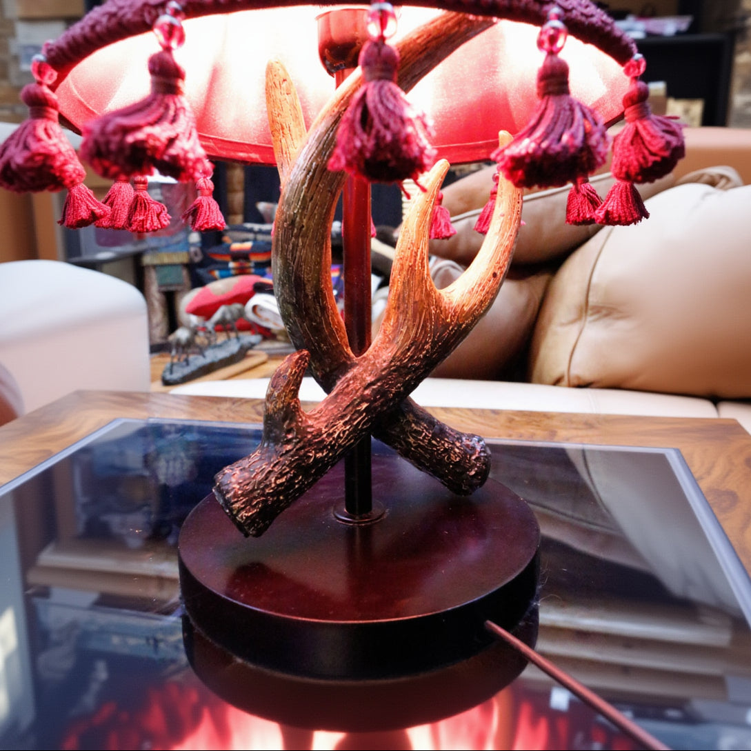 Rustic Decrotive Antler Lamp- shade not included