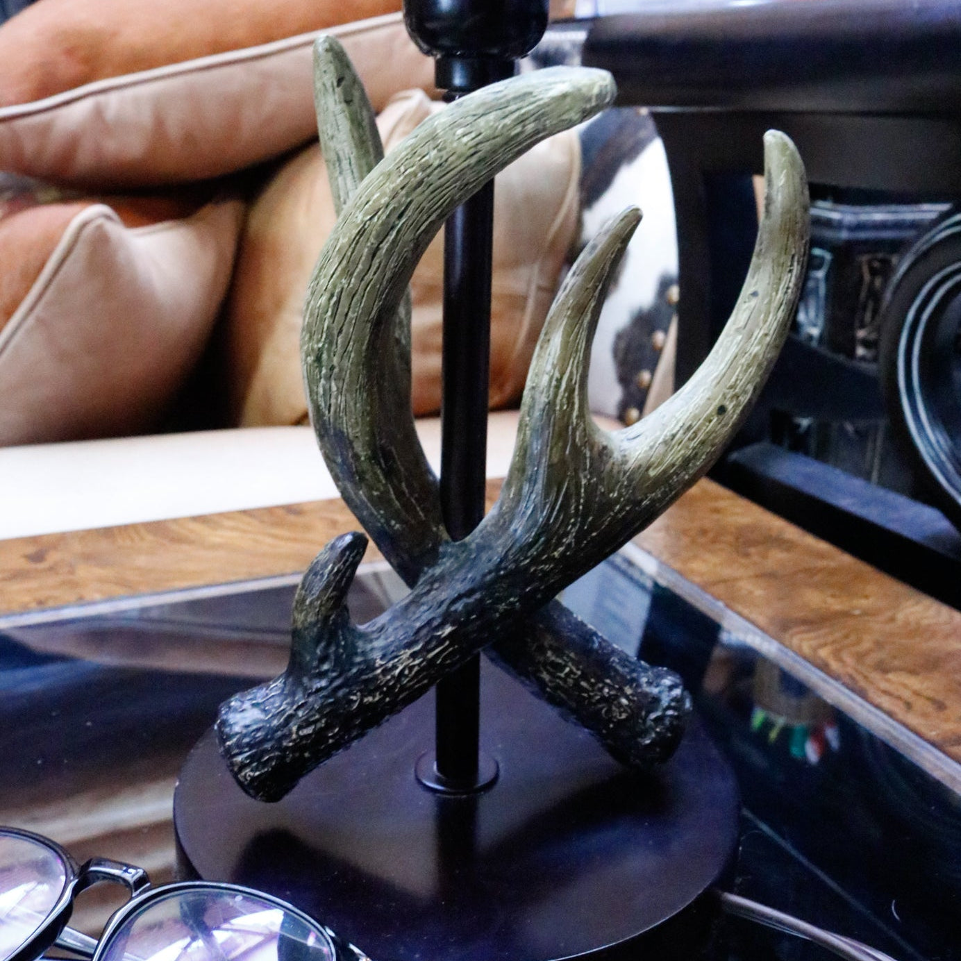 Rustic Decrotive Antler Lamp- shade not included