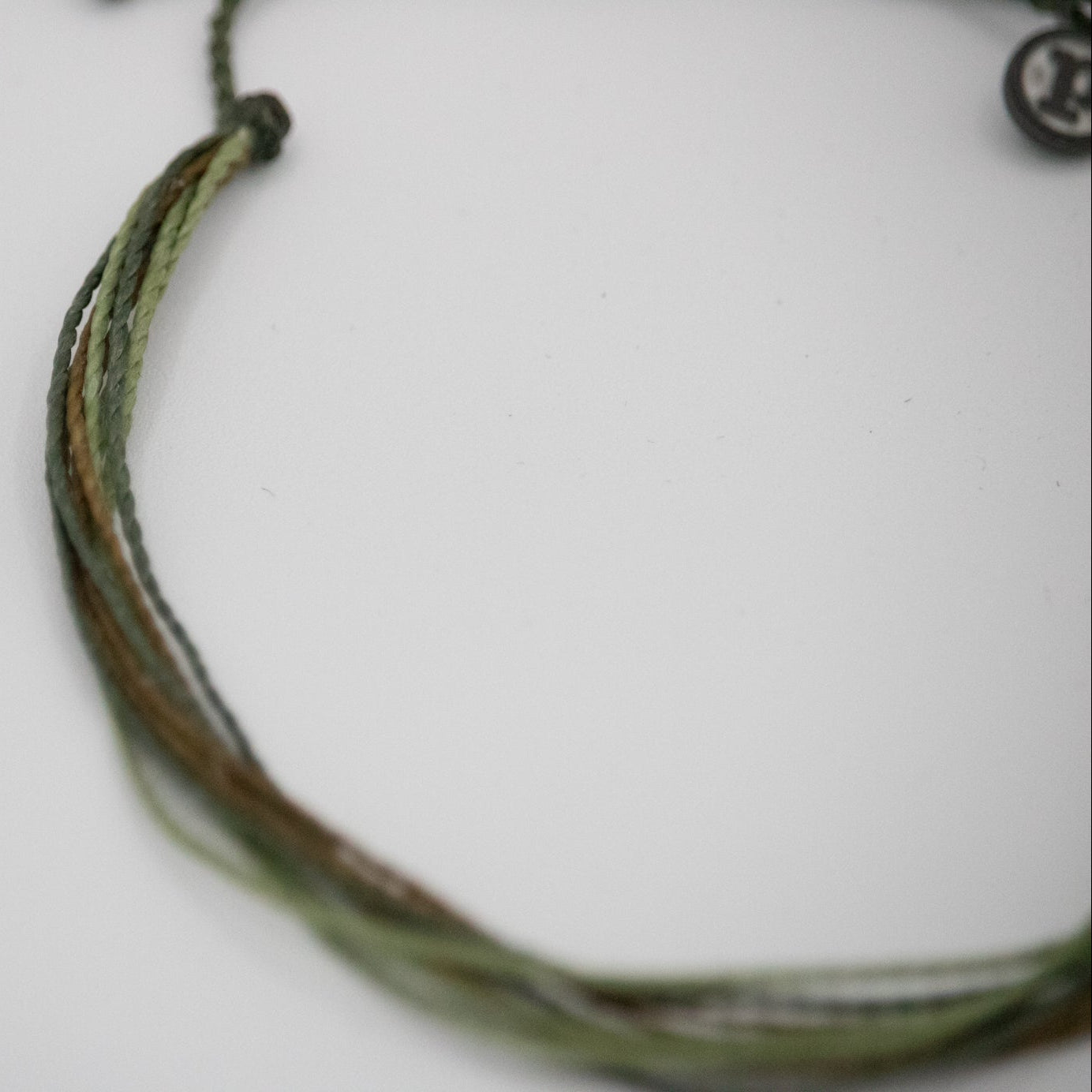 Pura Vida Men's Olive Jute Cord Anklet