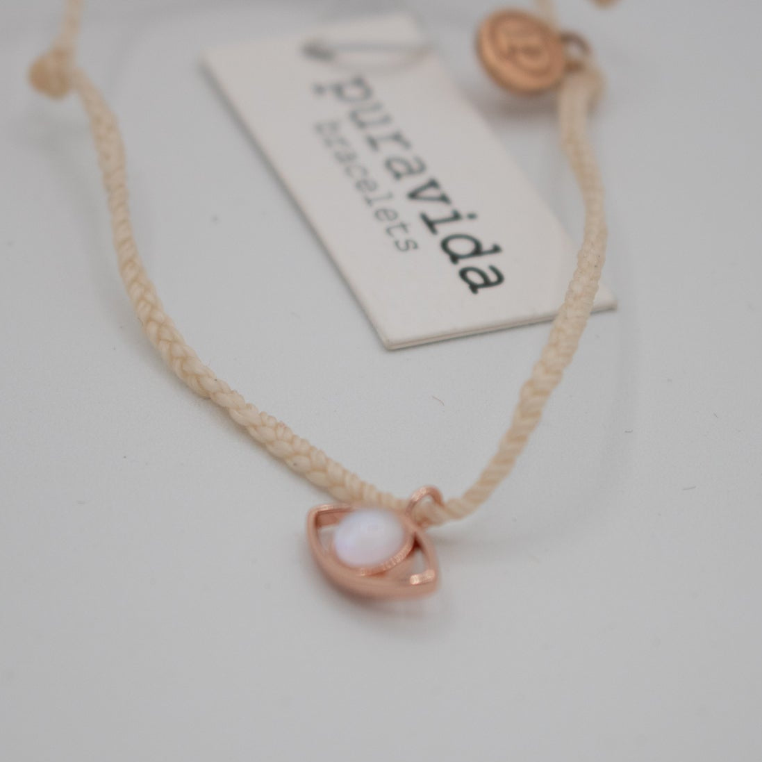 Pura Vida Original Bracelet With Eye Charm