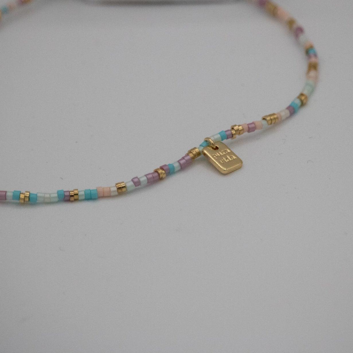 Pura Vida South Beach Seed Bead Stretch Anklet
