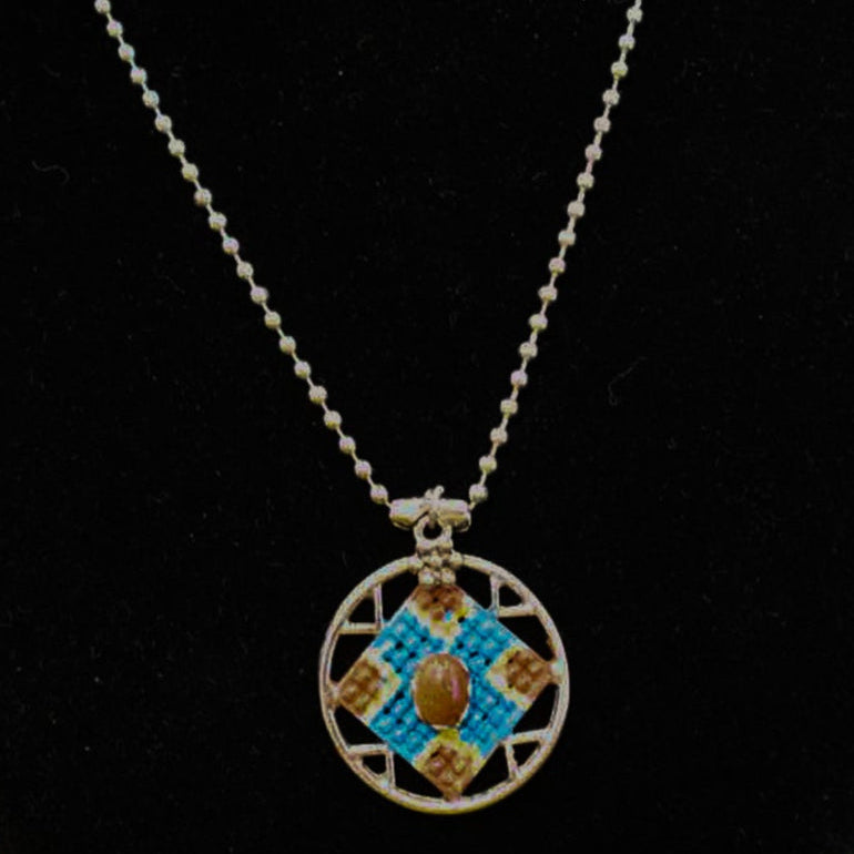 Goldstone Navajo Style Necklace