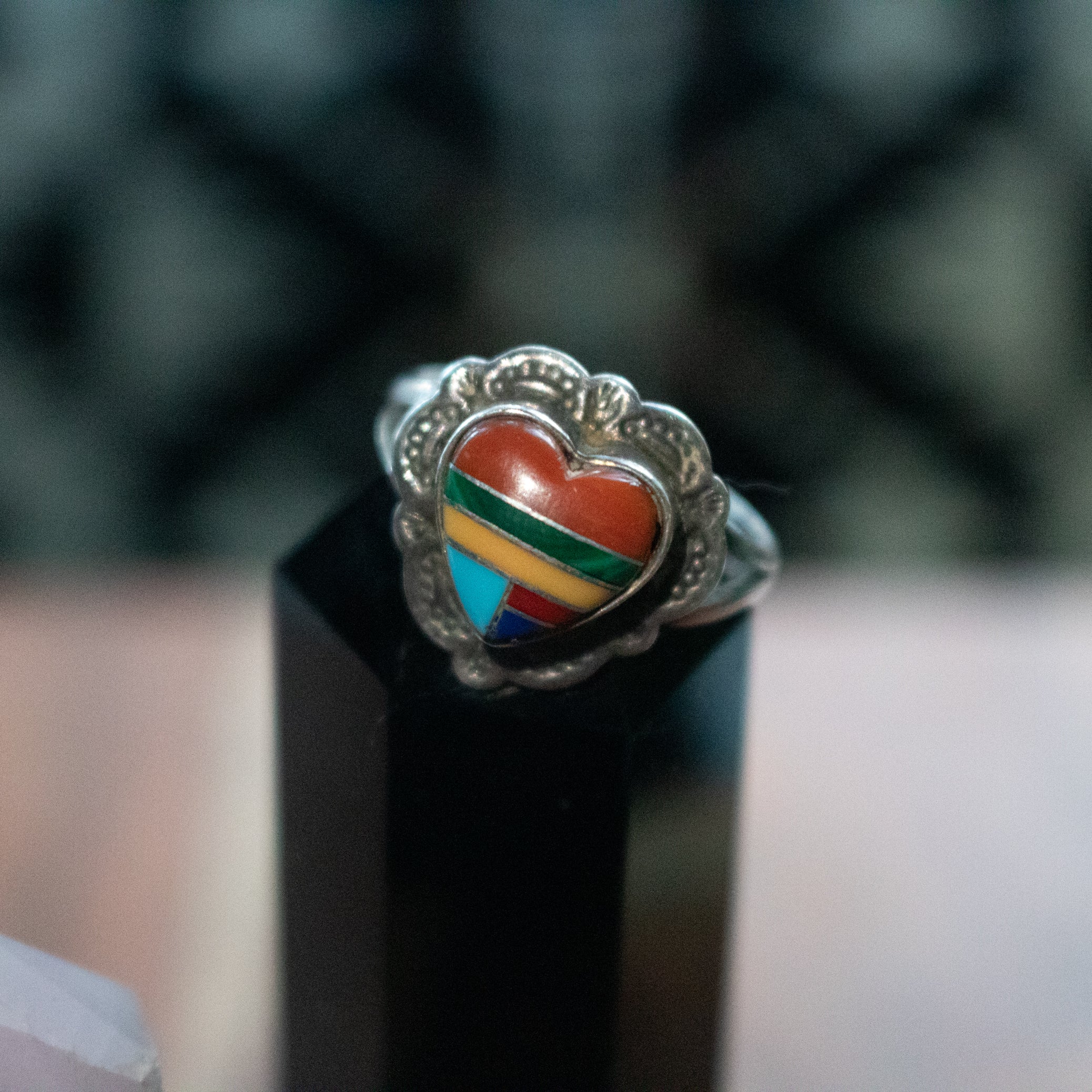 Carolyn Pollack Geometrically Heart Ring