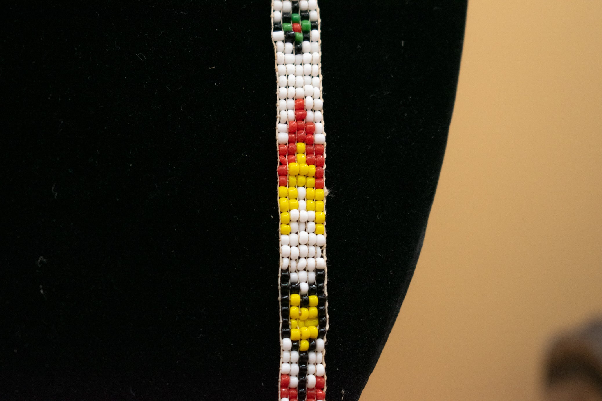 Vintage Native American Beaded Rosette Medallion Necklaces