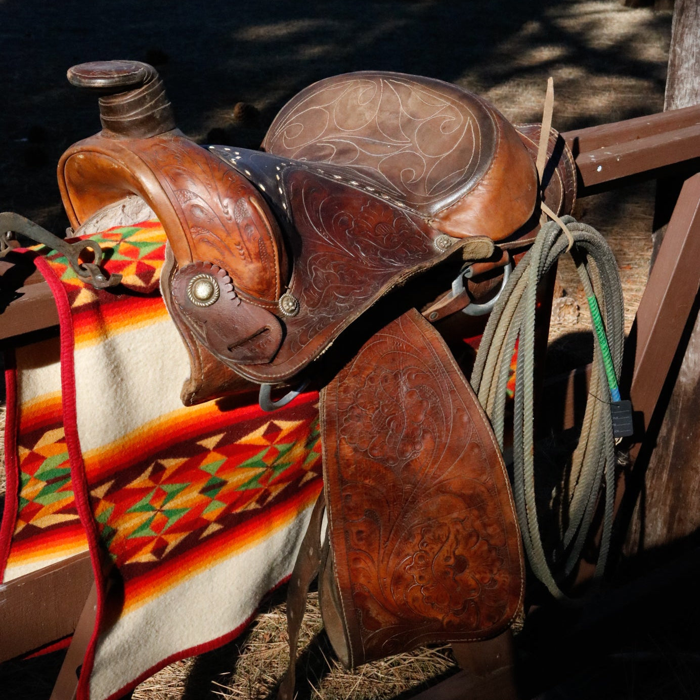 Vintage Lone Star 15 1/4Inch Show Saddle
