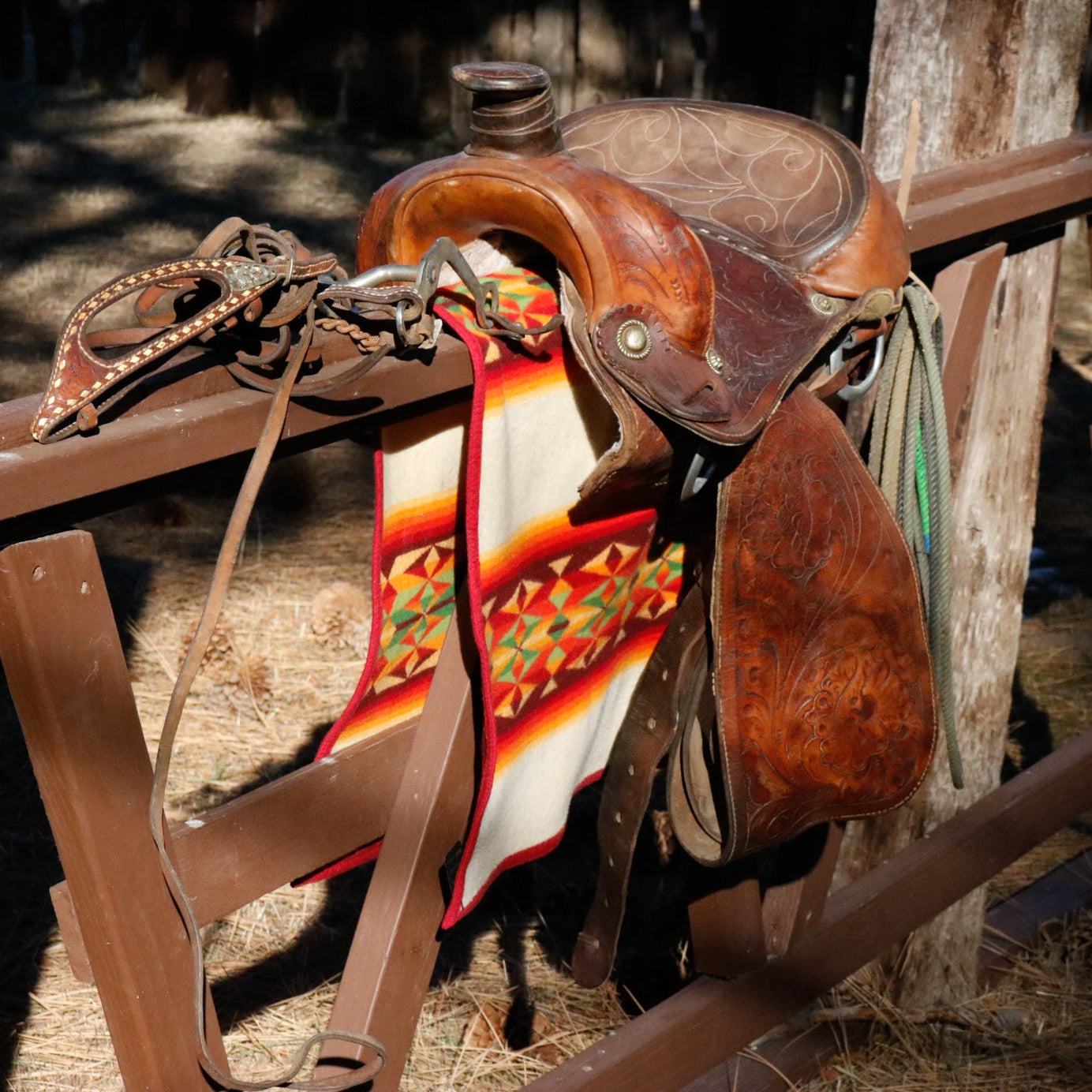 Vintage Lone Star 15 1/4Inch Show Saddle