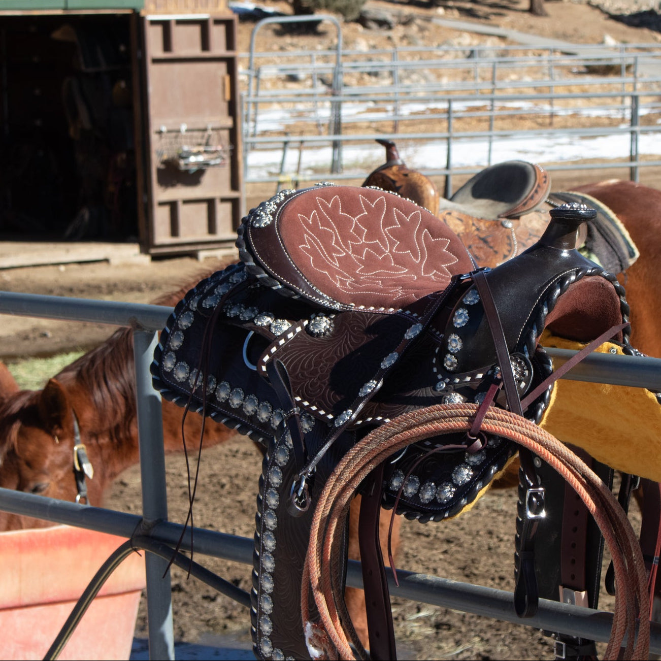 16 Inch Western Show Saddle Model No.1261 Made India
