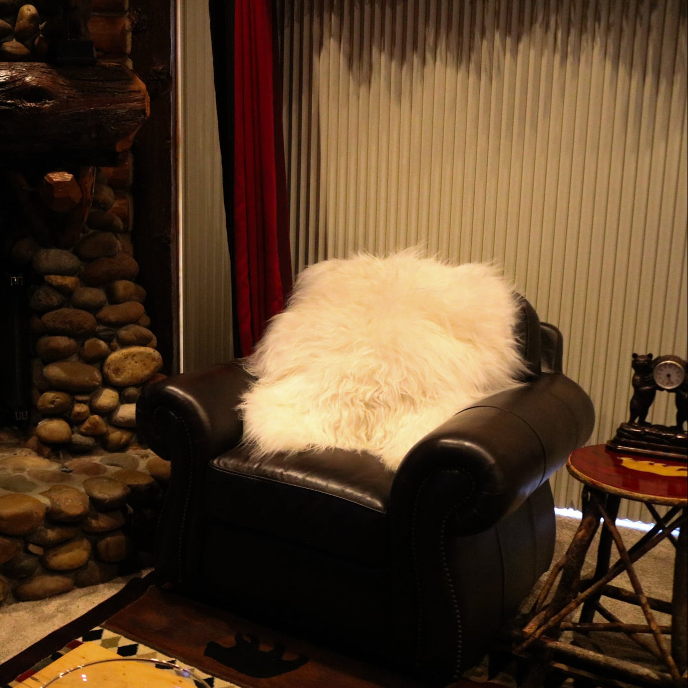 Luxurious Natural White Genuine Icelandic Sheepskin Rug
