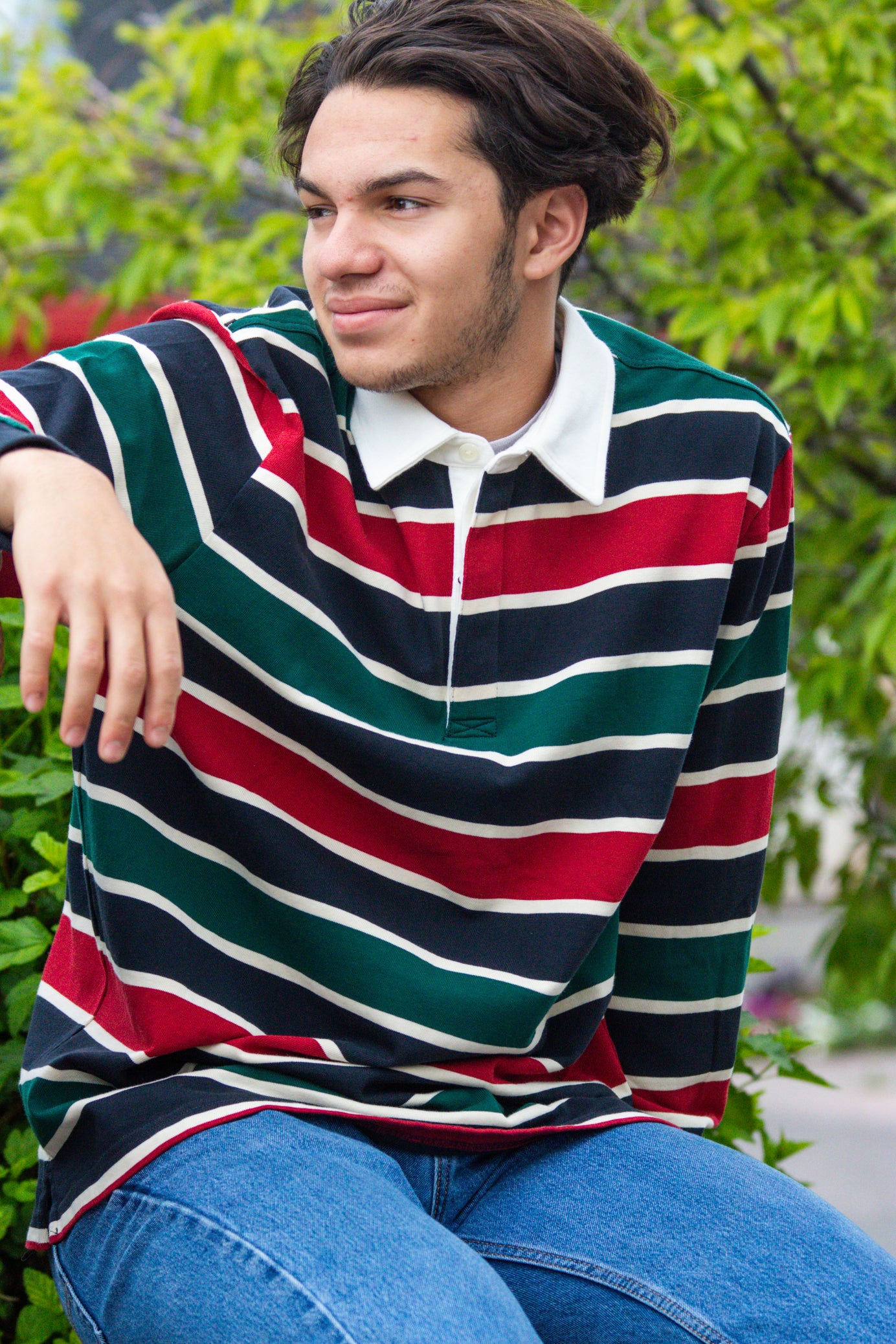 Pendleton Decker Rugby Ranger Stripe Long Sleeve Shirt