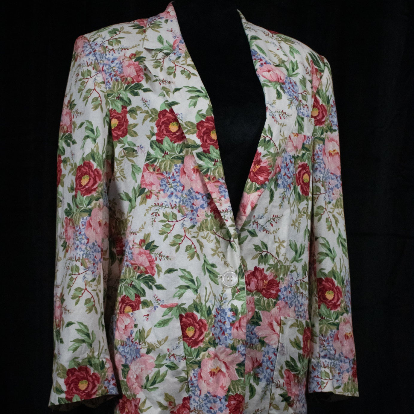 Vintage JH Collectibles Women's Size 6 Floral Blazer Jacket