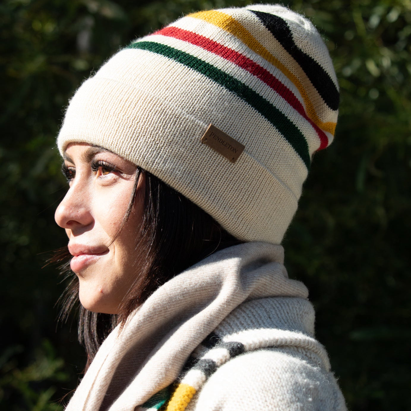 Pendleton Glacier Stripe Knitted Beanie