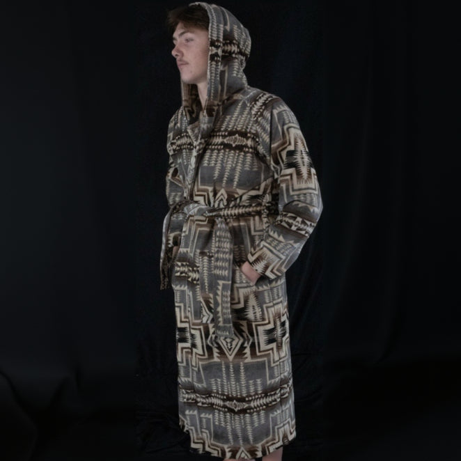 Pendleton Harding Star Grey Bath Robe