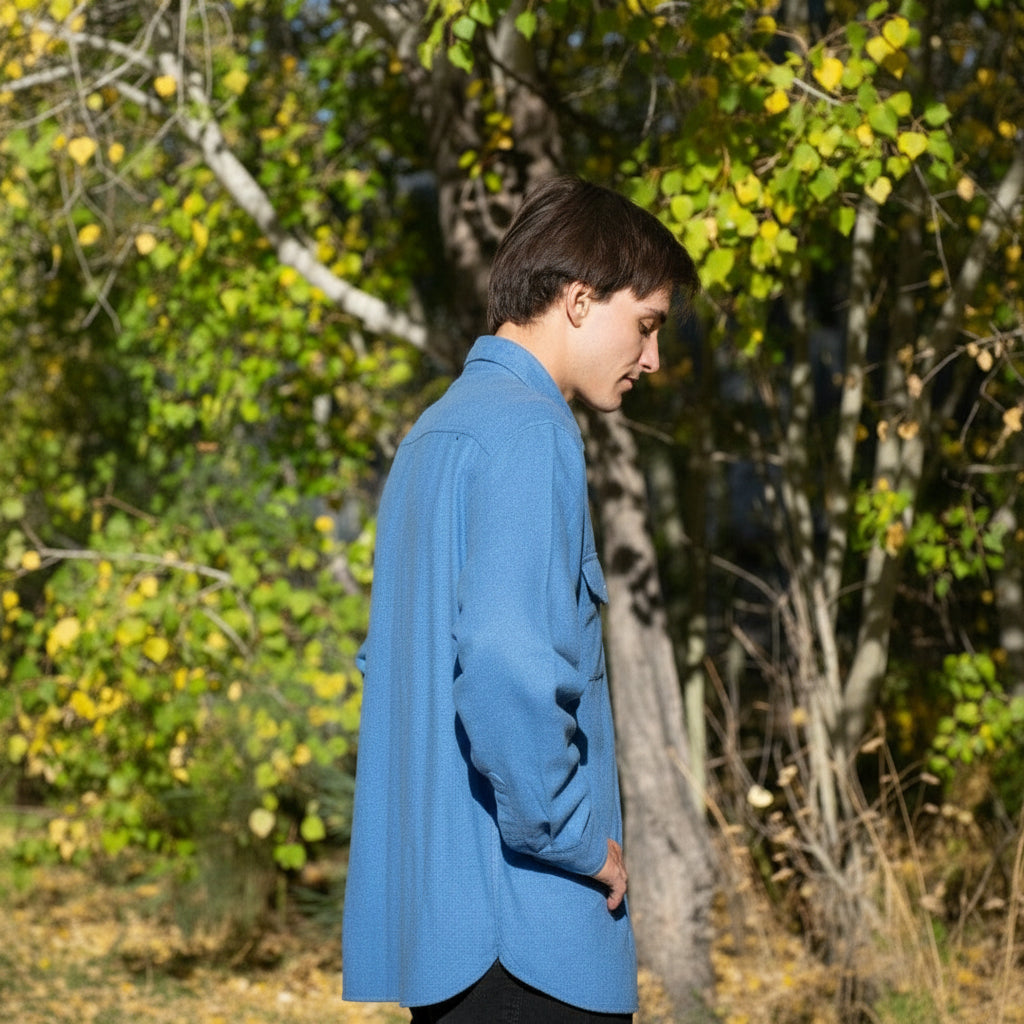 Pendleton Burnside Aegean Blue Button up Shirt