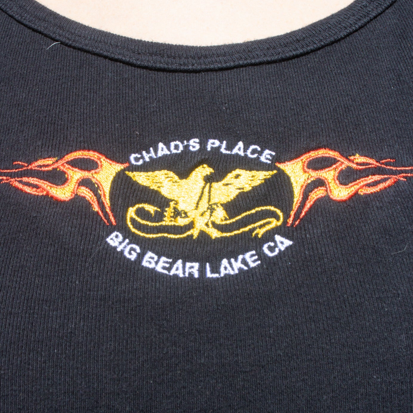Vintage 90's Chad's Place Bar Black Women's Tank Top