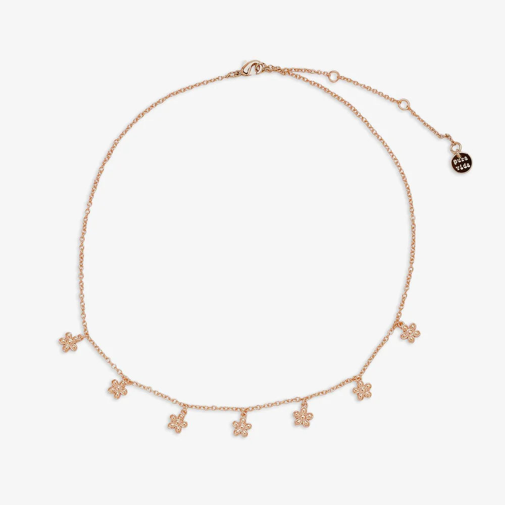 Pura Vida Rose Gold Bitty Daisies Choker