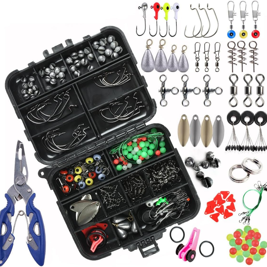 Fishing Accessories 188 Piece Kit